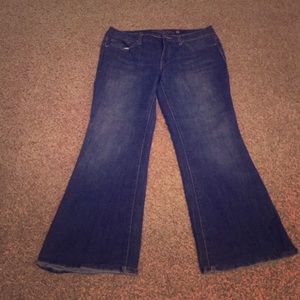 Faded glory jeans size 12 flare